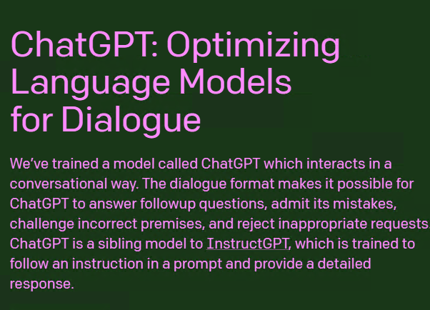 ChatGPT OpenAI聊天机器人